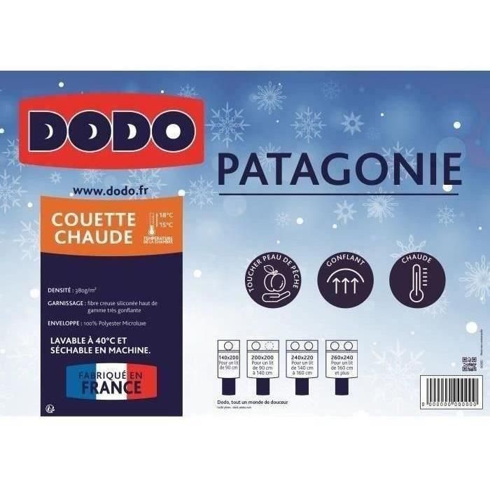 Edredón cálido DODO Patagonia White - 220 x 240 cm 2 Edredón cálido DODO Patagonia White - 220 x 240 cm 2
