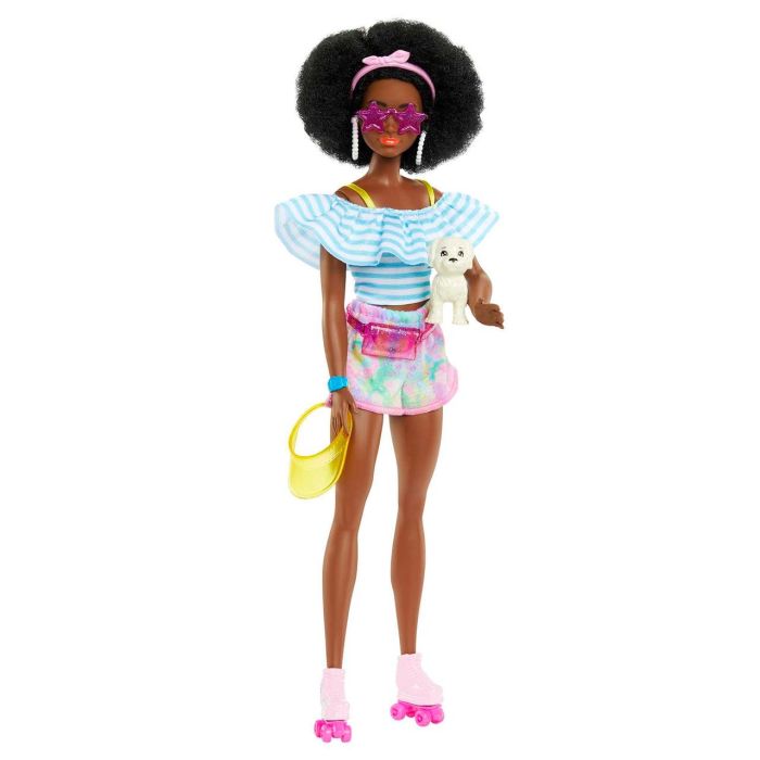 Muñeca Barbie Day Y Play Con Patines Hpl77 Mattel 0 Muñeca Barbie Day Y Play Con Patines Hpl77 Mattel 0