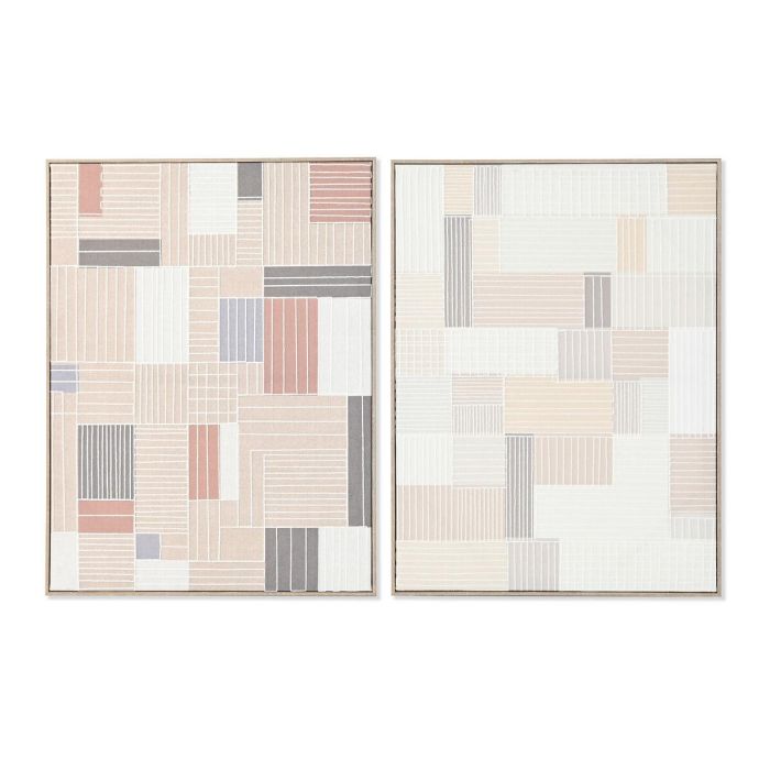 Cuadro Urban DKD Home Decor Beige Marron 3 x 80 x 60 cm (2 Unidades) Cuadro Urban DKD Home Decor Beige Marron 3 x 80 x 60 cm (2 Unidades)