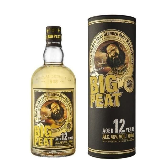 Big Peat - 12 años - Whisky escocés de malta mezclado Islay - 46,0% vol. - 70cl