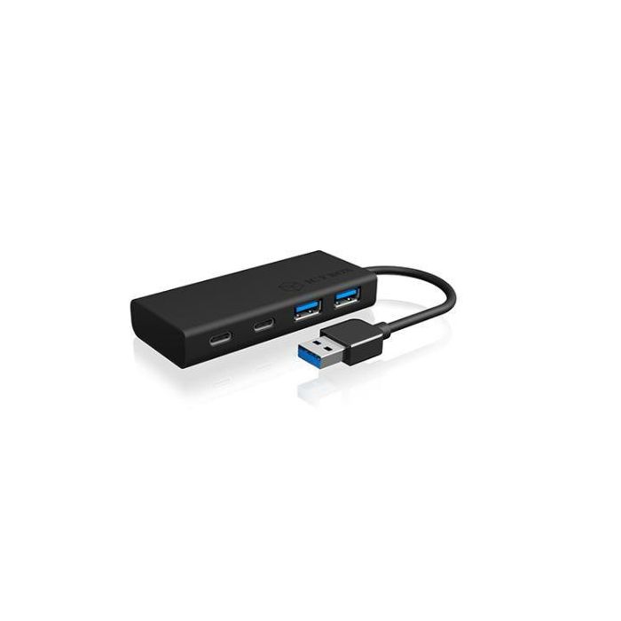 Icy Box USB 3.2 Gen 1 (3.1 Gen 1) Type-A 5000 Mbit/S Black
