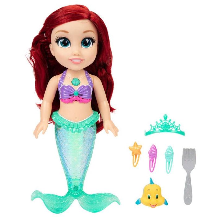 Jakks Pacific 224926 Muñeca Princesa Ariel Disney Musical 38 cm Canta y Habla en Español con Accesorios 1 Jakks Pacific 224926 Muñeca Princesa Ariel Disney Musical 38 cm Canta y Habla en Español con Accesorios 1