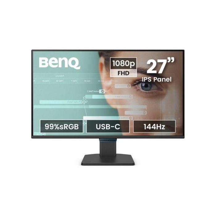 Monitor Benq Gw2790C (9H.Lnplb.Qbe) 27” 1080P Fhd 144Hz Ips Eye-Care, Usb-C, Certificado Tuv 1