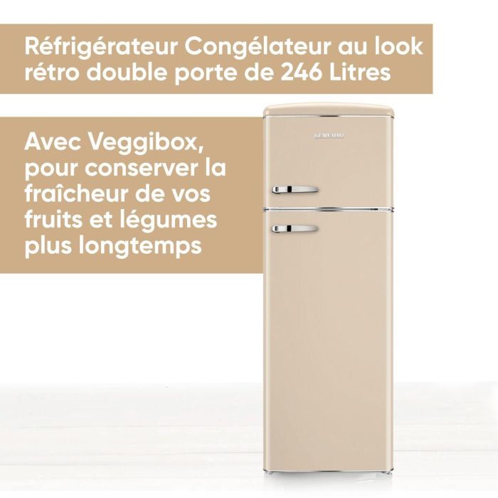 Frigorífico combinado Severin RKG8985     167 5 Frigorífico combinado Severin RKG8985     167 5