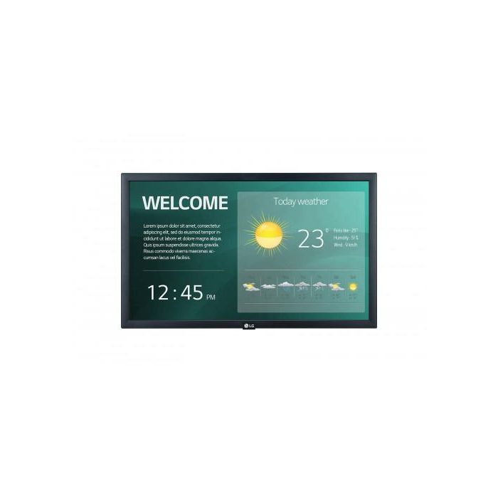 LG 22SM3G-B Pantalla de señalización digital 21.5" IPS Full HD, Procesador incorporado, Negro