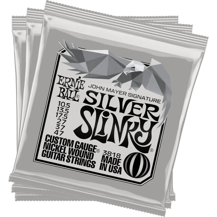 ERNIEBALL John Mayer Signature Electric Slinky Silver 10,5-47 - Pack 3 3