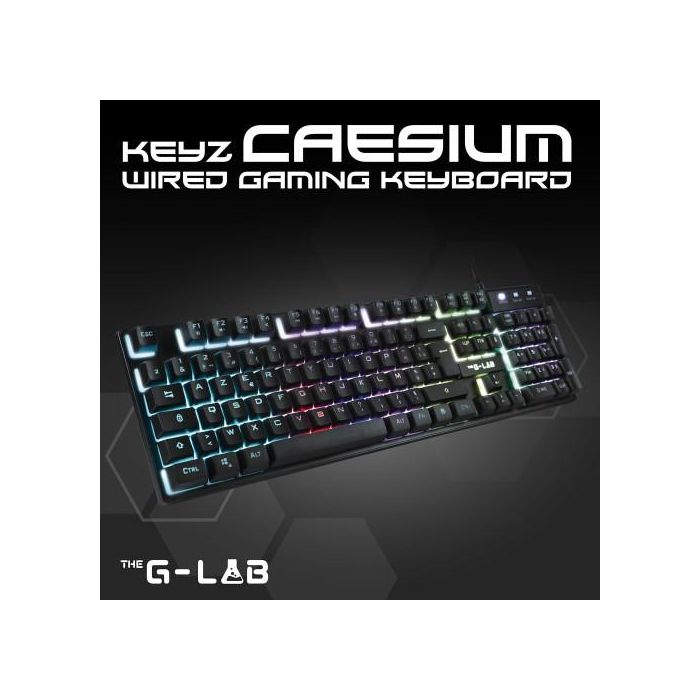 THE G-LAB Teclado Gaming KEYZ-CAESIUMT-W/SP Semimecanico RGB TKL Español - Blanco 0 THE G-LAB Teclado Gaming KEYZ-CAESIUMT-W/SP Semimecanico RGB TKL Español - Blanco 0