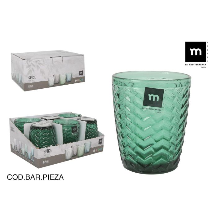 Vaso Spica 290 cc verde - La Mediterranea (48 Unidades) Vaso Spica 290 cc verde - La Mediterranea (48 Unidades)