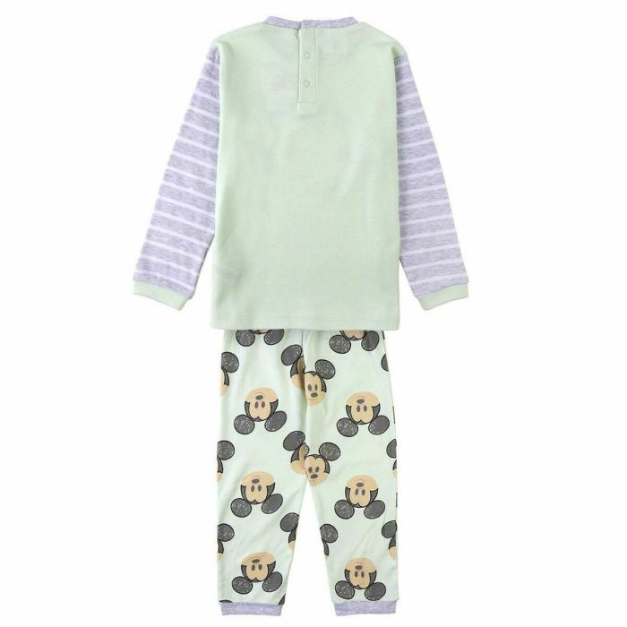Pijama Infantil Mickey Mouse Rosa Verde Gris 3 Pijama Infantil Mickey Mouse Rosa Verde Gris 3