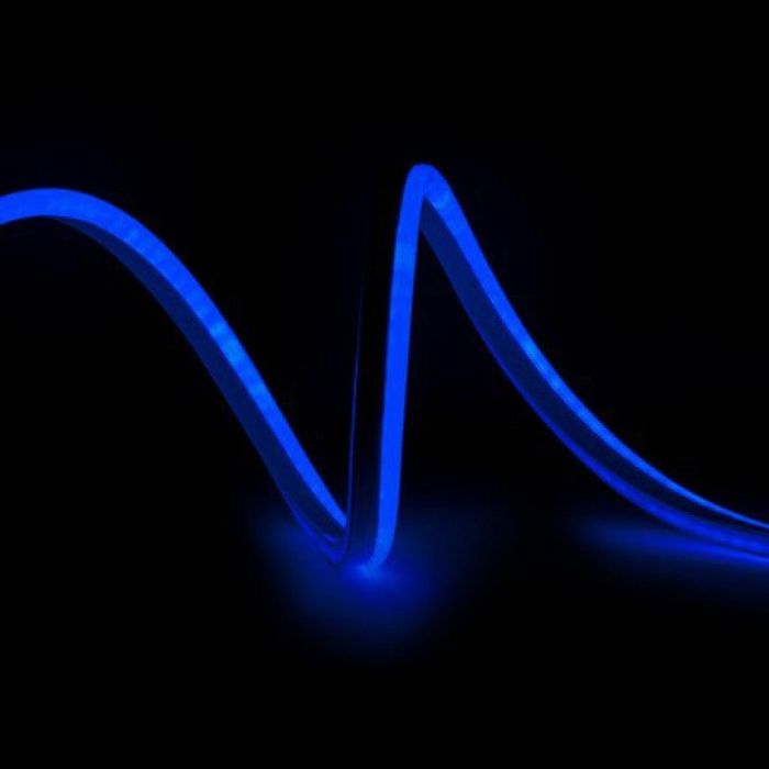 Tira LED Manguera "Neon Flex" 4.5W 125Lm 80LEDs/M 4,5W/M 220-240VAC IP66 x1M 40.000H [CR-NEON80B]-Azul 3