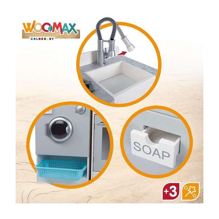 Cocina moderna de madera woomax 105x30x95 cm 6 Cocina moderna de madera woomax 105x30x95 cm 6