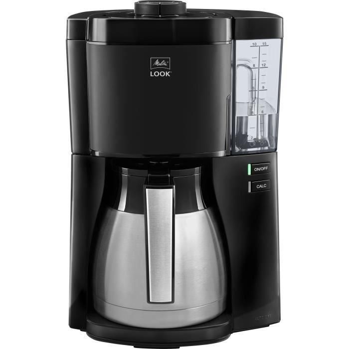 Cafetera - MELITTA - Look V Therm 1025-12 - 1080 W - 1,25 L - Negra Cafetera - MELITTA - Look V Therm 1025-12 - 1080 W - 1,25 L - Negra