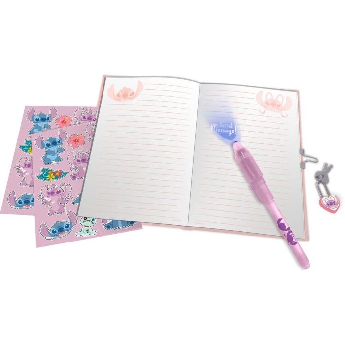 Diario + Boligrafo magico Stitch Disney 1 Diario + Boligrafo magico Stitch Disney 1