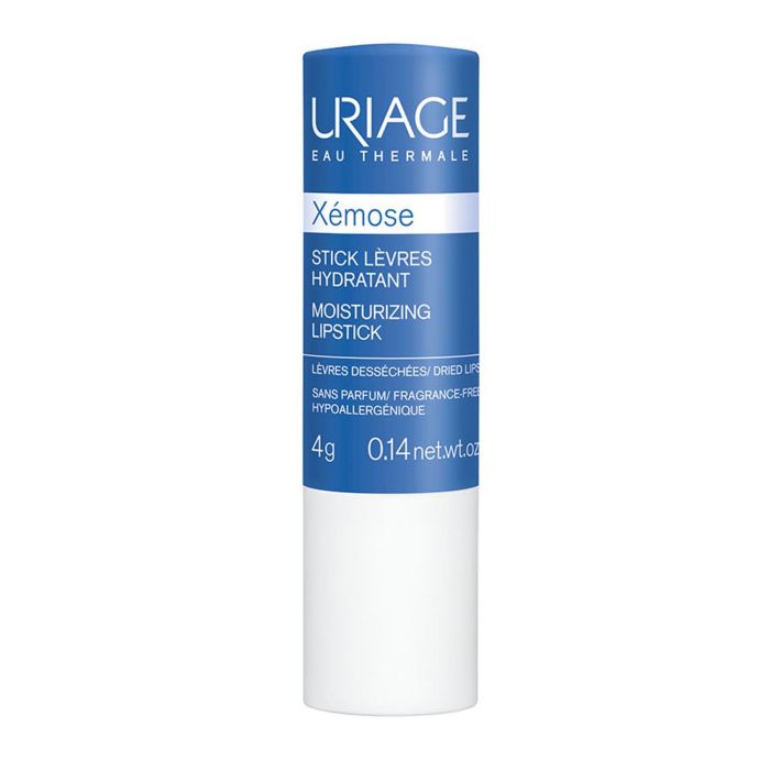 Uriage Eau Thermale Xémose Bálsamo Labial Ultra-Hidratante y Reparador Intensivo para Labios Secos, Muy Secos y Agrietados 4 gr Mujer