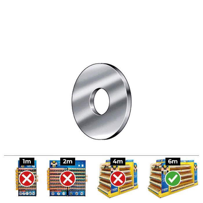 Celo Arandela carrocero acero zincado 100 unid. Din 9021 Ø12mm 0 Celo Arandela carrocero acero zincado 100 unid. Din 9021 Ø12mm 0