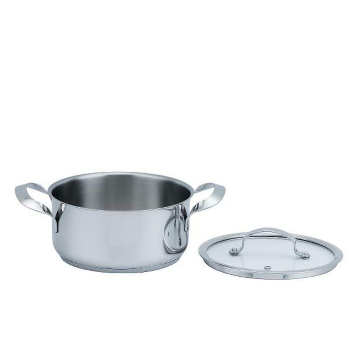 Cacerola Con Tapa Haeger PA-16H.010A Gris Ø 16 cm Cacerola Con Tapa Haeger PA-16H.010A Gris Ø 16 cm