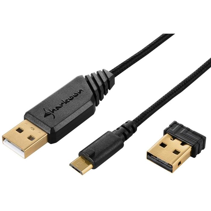 Sharkoon Skiller SGM3 Ratón Gaming Óptico 6000 DPI Inalámbrico RF y USB Tipo-A, 7 Botones Programables, RGB, Batería Recargable 5