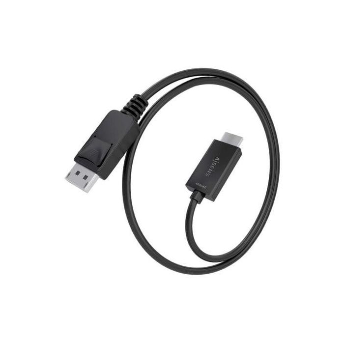 AISENS - CABLE CONVERSOR DISPLAYPORT A HDMI 4K@60HZ, DP/M-HDMI/M, NEGRO, 1.0M 1 AISENS - CABLE CONVERSOR DISPLAYPORT A HDMI 4K@60HZ, DP/M-HDMI/M, NEGRO, 1.0M 1