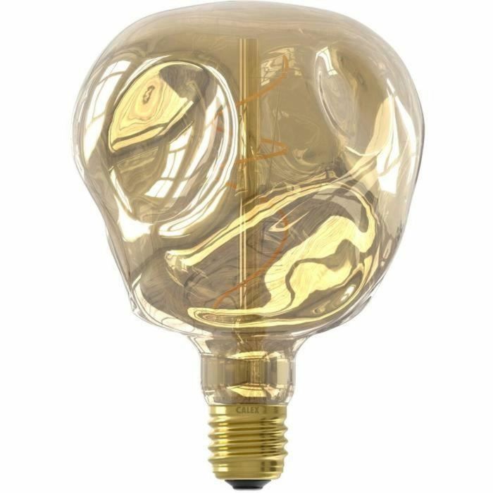 Bombilla LED E27 - CALEX - G125 NEO ORGANIC - Filamento flexible - 4 W - 75 lm - 1800 K - Regulable - Champán 1