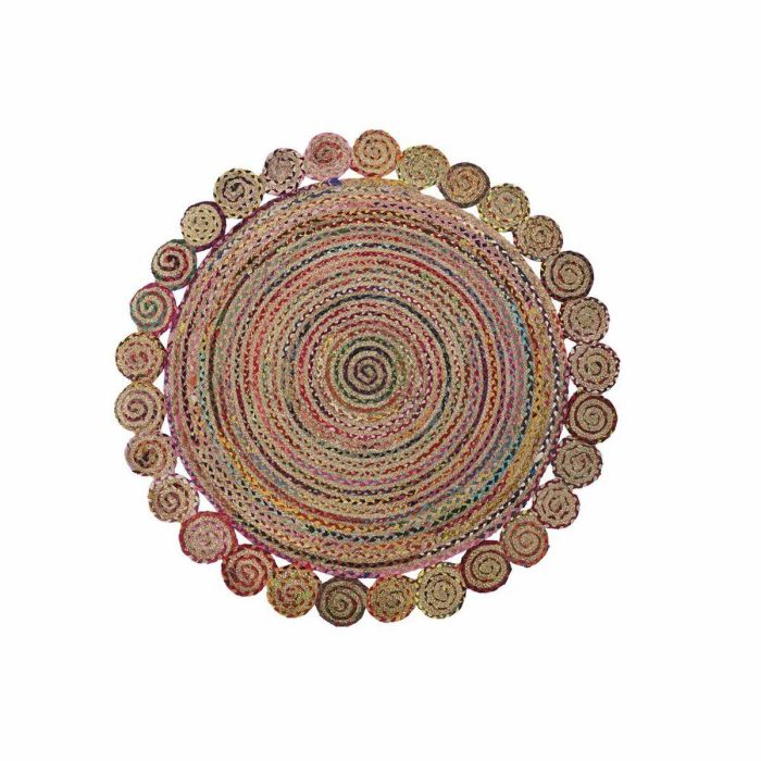 Alfombra DKD Home Decor Multicolor Árabe (200 x 200 x 1 cm) Alfombra DKD Home Decor Multicolor Árabe (200 x 200 x 1 cm)