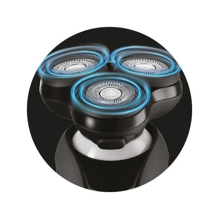 Remington XR1755 Afeitadora rotativa, sistema híbrido SynX, PivotBall, cuchillas flexibles, 100% resistente al agua, 50 min autonomía 2
