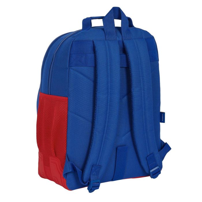 Mochila Escolar F.C. Barcelona Azul Granate 32 x 42 x 15 cm 1