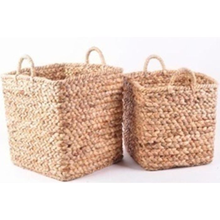 Cesta Balines DKD Home Decor Marron 42 x 39 x 42 cm Set de 2 Cesta Balines DKD Home Decor Marron 42 x 39 x 42 cm Set de 2