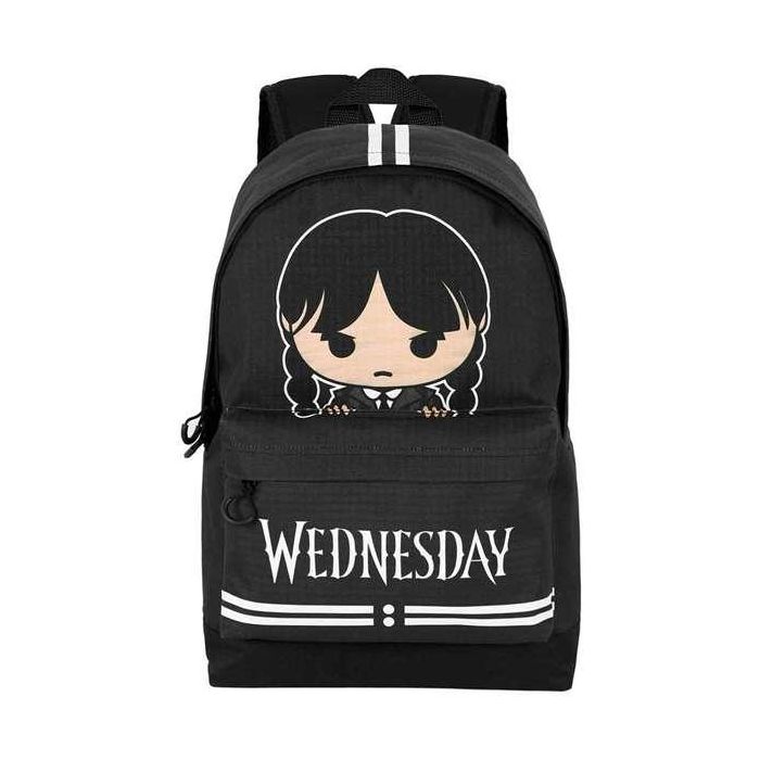 Karactermania Mochila Miércoles HS FAN 2.2 Cute Urbana Compartimento Principal Resistente Repelente Líquidos Forro Interior Poliéster Dimensiones 18x31x44 cm 2