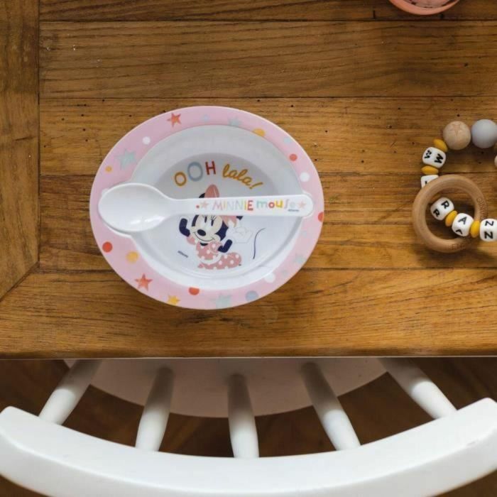 Thermobaby THE3023190133669 Pack Comida Minnie 2ª Edad con 3 Platos, 1 Taza y 1 Cuchara 1 Thermobaby THE3023190133669 Pack Comida Minnie 2ª Edad con 3 Platos, 1 Taza y 1 Cuchara 1
