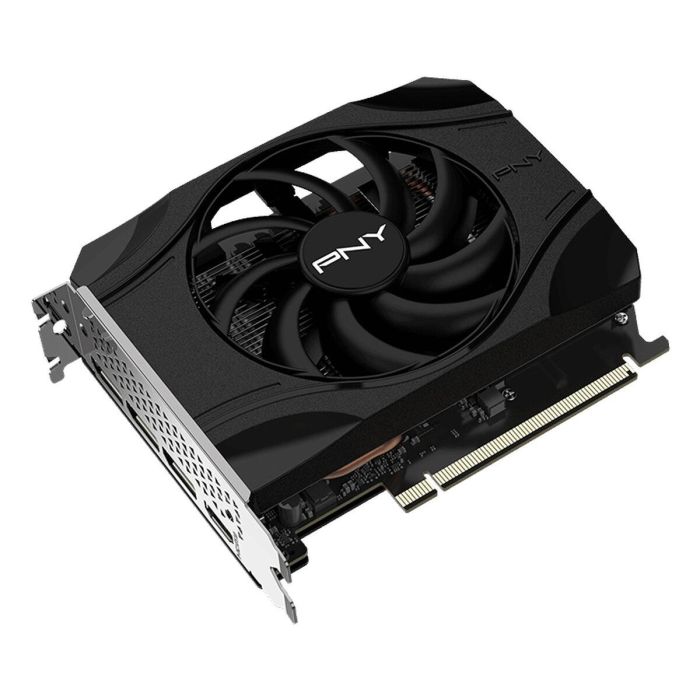 PNY GeForce RTX 5050 Tarjeta Gráfica - 8GB GDDR6 2560 Cores, 2572 MHz Boost, PCIe x8 5.0, 4x Pantallas (3x DisplayPort 2.1b, 1x HDMI 2.1b), Ventilador Activo