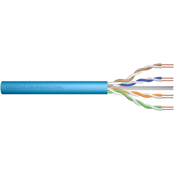 DIGITUS Instal-kab Cat6a U/UTP tw.Pair 305m lichtblau 0 DIGITUS Instal-kab Cat6a U/UTP tw.Pair 305m lichtblau 0