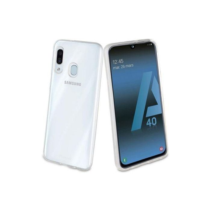 Pack Muvit MUPAK0431 Funda Cristal Soft + Protector Vidrio Templado para Samsung Galaxy A40/ Transparente 2 Pack Muvit MUPAK0431 Funda Cristal Soft + Protector Vidrio Templado para Samsung Galaxy A40/ Transparente 2