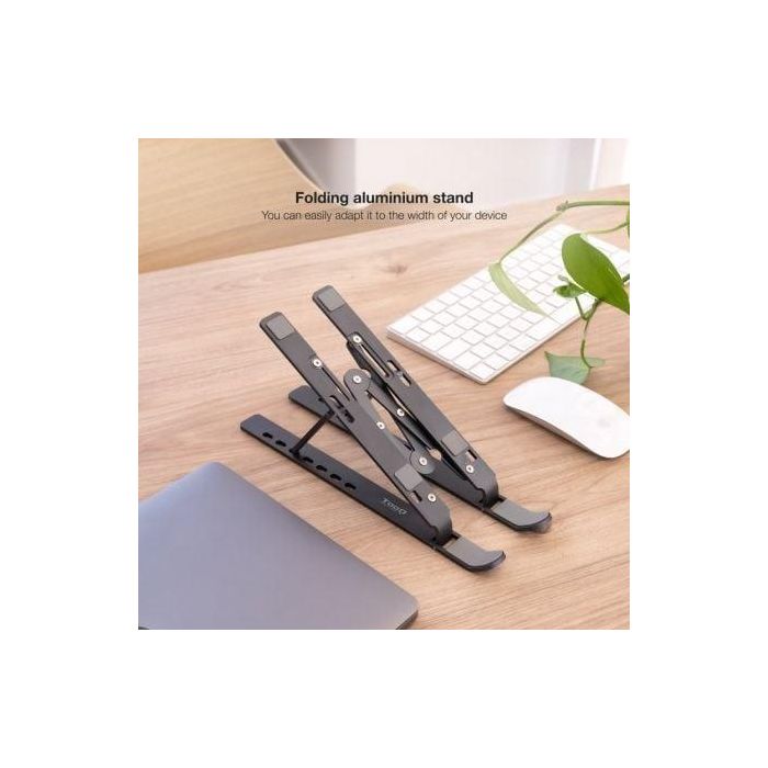 TooQ TQLRS0033-AL-G Soporte Plegable y Ajustable para Portátil 11-15" con Ventilación Gris 4 TooQ TQLRS0033-AL-G Soporte Plegable y Ajustable para Portátil 11-15" con Ventilación Gris 4