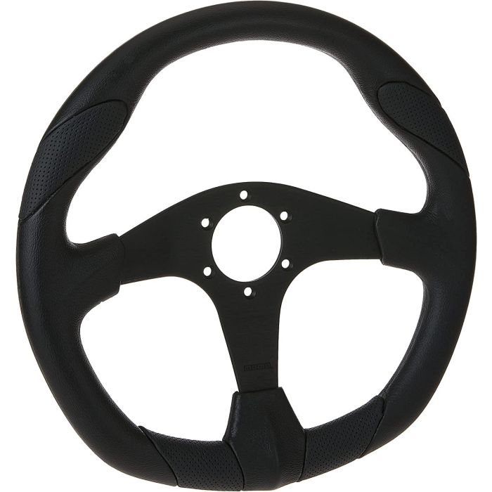 Volante Momo Quark 350 mm Piel Negra MOMVQUARK350BLKR 3 Volante Momo Quark 350 mm Piel Negra MOMVQUARK350BLKR 3