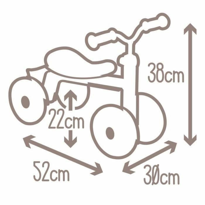 Smoby SMOB721405 Portabebés Metálico Rookie Pink para Niños +12 meses 2