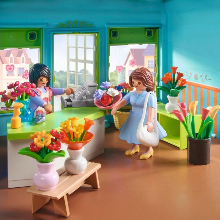 Playmobil Floristería Promo Packs 71807 - Mercado de Flores y Cafetería para Juego Imaginativo +4 Años 4
