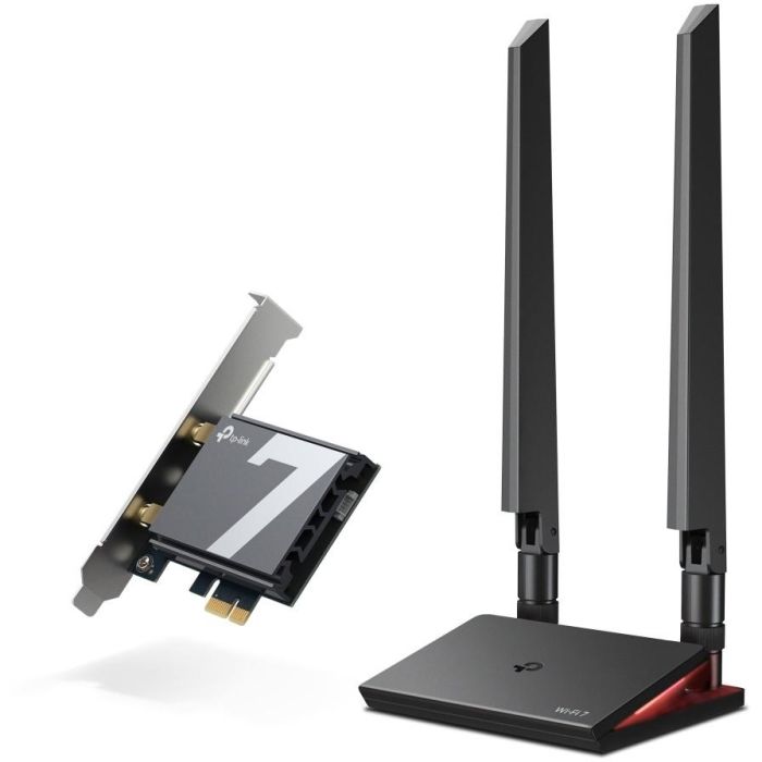 TP-Link Archer TBE550E Tarjeta de Red Wi-Fi 7 (802.11be) Tribanda PCI Express 9300 Mbit/s Inalámbrica para PC con Bluetooth 0 TP-Link Archer TBE550E Tarjeta de Red Wi-Fi 7 (802.11be) Tribanda PCI Express 9300 Mbit/s Inalámbrica para PC con Bluetooth 0