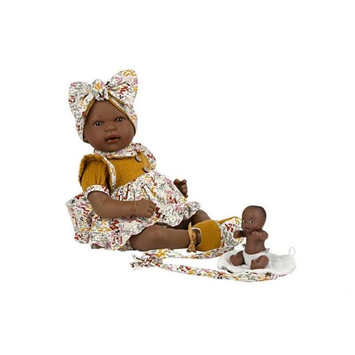 Muñeca elegance 45 cm mies mulato y aran mostaza 20 Muñeca elegance 45 cm mies mulato y aran mostaza 20