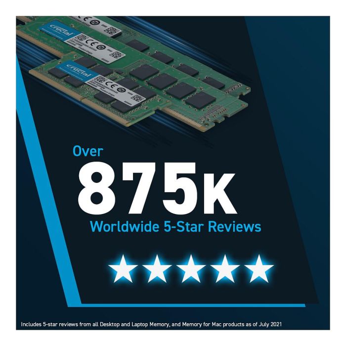 Crucial CT2K16G48C40U5 Kit 32GB (2x16GB) DDR5 4800MHz CL40 UDIMM 1