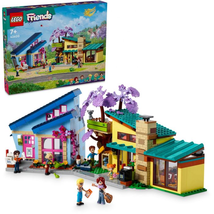 LEGO 42620 Friends Casas Familiares de Olly y Paisley, Muñeca de Juguete con Figuras y Accesorios 2 LEGO 42620 Friends Casas Familiares de Olly y Paisley, Muñeca de Juguete con Figuras y Accesorios 2