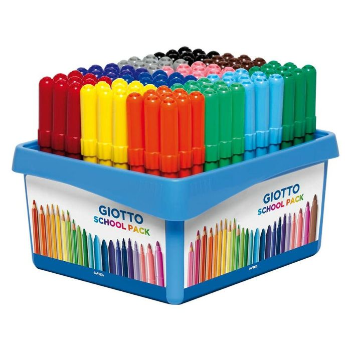 Set de Rotuladores Giotto Turbo Maxi School Multicolor (4 Unidades) 1 Set de Rotuladores Giotto Turbo Maxi School Multicolor (4 Unidades) 1