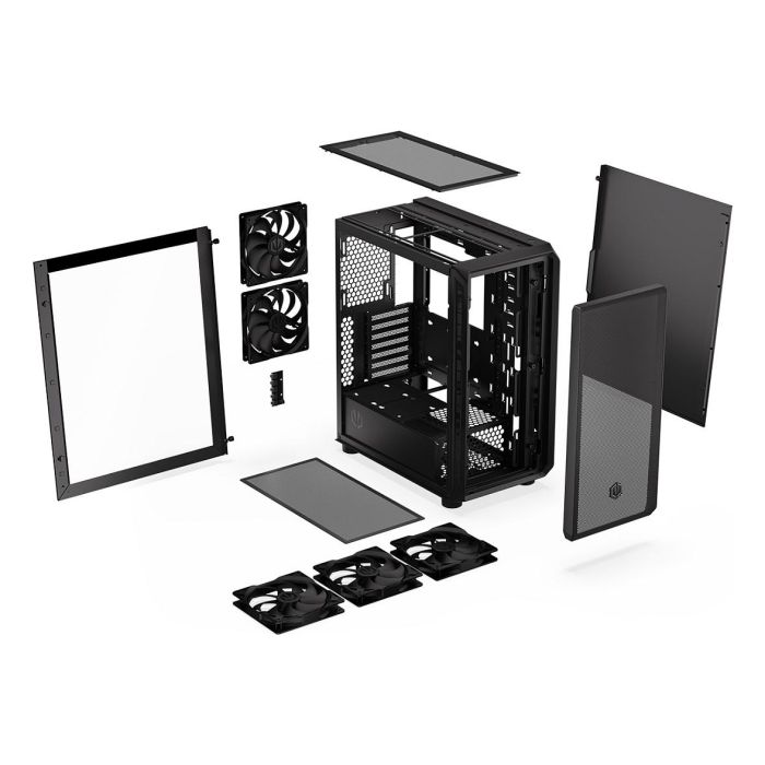 Endorfy Torre Midi EY2A010 Negra Vidrio Templado para Gaming 24