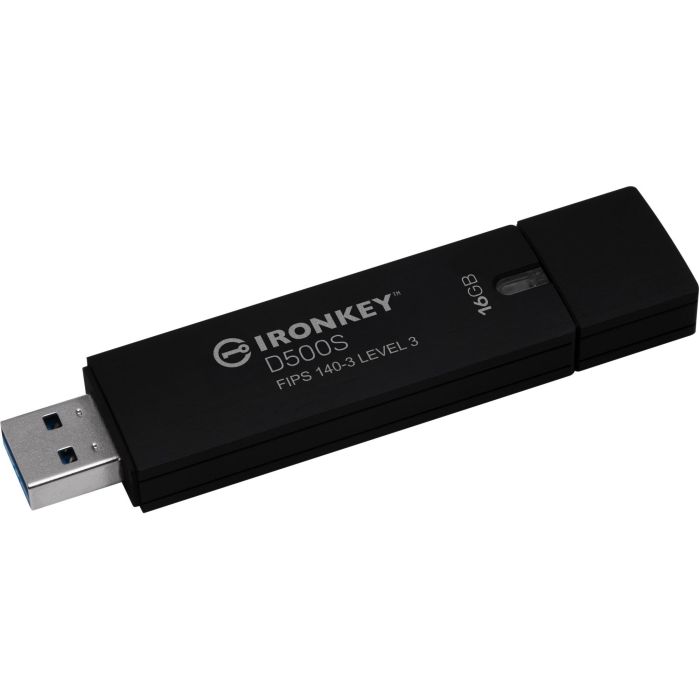 Kingston IronKey D500S USB-Stick 16GB FIPS 140-3 Lvl 3 AES-256 USB 3.2 Gen 1 (3.1 Gen 1) 260 MB/s Lectura 6