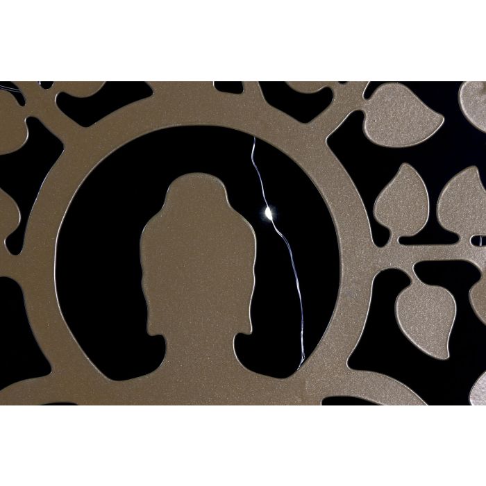 Decoracion Pared Oriental DKD Home Decor Negro Dorado 2 x 60 x 60 cm (4 Unidades) 1 Decoracion Pared Oriental DKD Home Decor Negro Dorado 2 x 60 x 60 cm (4 Unidades) 1