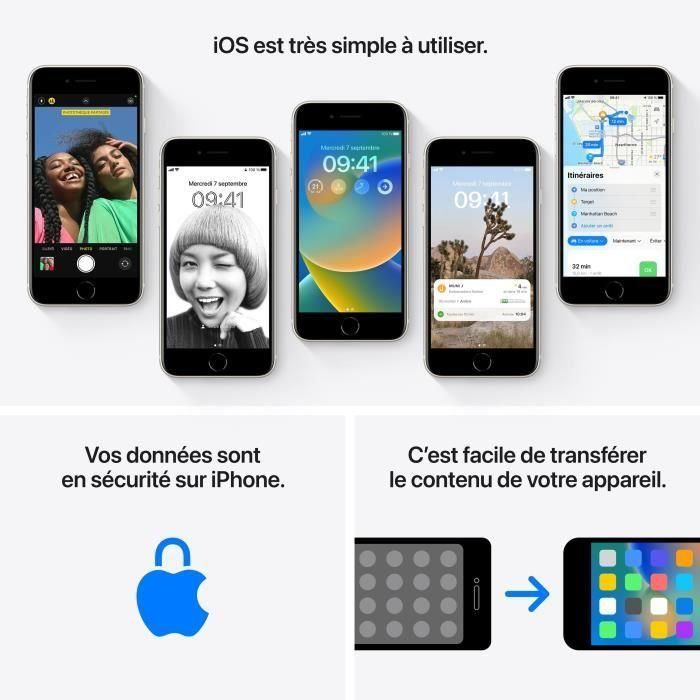 Smartphone Apple iPhone SE Negro A15 64 GB 3 Smartphone Apple iPhone SE Negro A15 64 GB 3