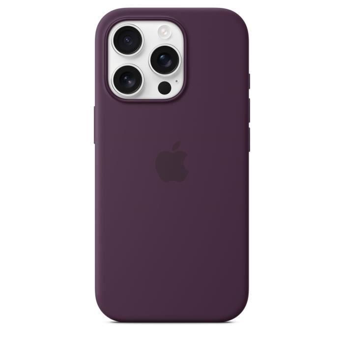 APPLE iPhone 16 Pro - Funda de Silicona con MagSafe - Ciruela 2 APPLE iPhone 16 Pro - Funda de Silicona con MagSafe - Ciruela 2