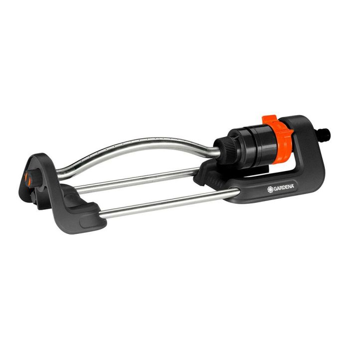 Gardena Aspersor oscilante Aqua s, cobertura 90-220m², alcance 7-17m, gris/naranja 0 Gardena Aspersor oscilante Aqua s, cobertura 90-220m², alcance 7-17m, gris/naranja 0