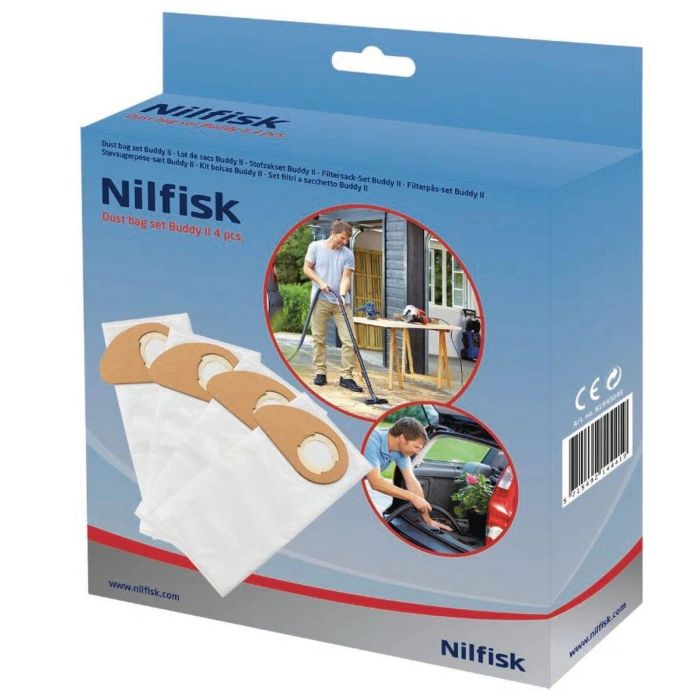 Bolsa de Recambio para Aspiradora Nilfisk BUDDY II 4UD Bolsa de Recambio para Aspiradora Nilfisk BUDDY II 4UD