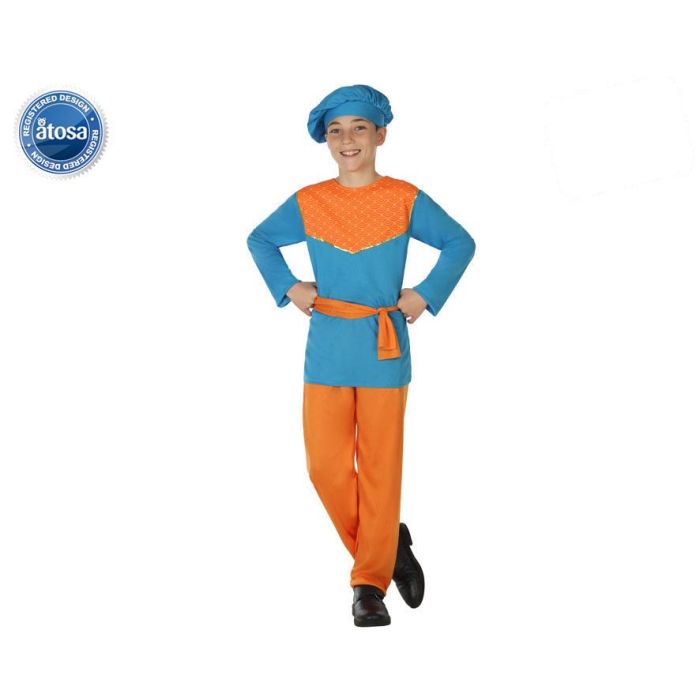 Disfraz de Paje Azul para Niño 10-12 Años - Navidad - Incluye Gorro, Camiseta, Cinturón y Pantalón Disfraz de Paje Azul para Niño 10-12 Años - Navidad - Incluye Gorro, Camiseta, Cinturón y Pantalón