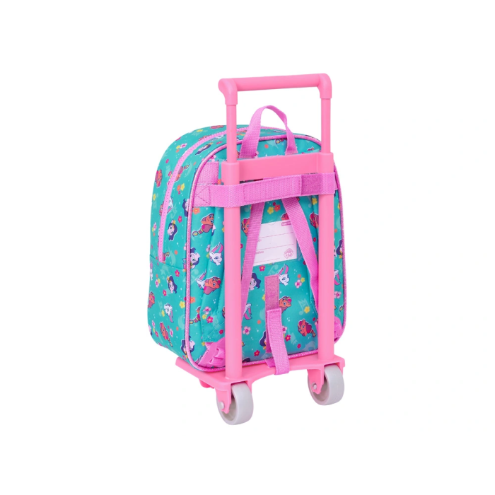 Mochila Escolar con Ruedas My Little Pony Magic Rosa Turquesa 22 x 27 x 10 cm 1